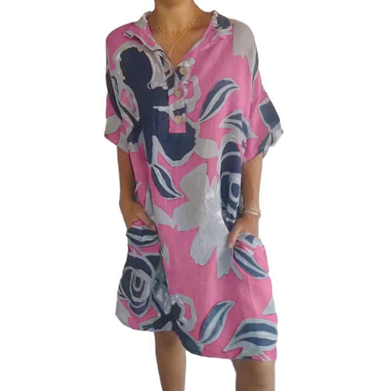 Lässiges, elegantes Printkleid für Damen