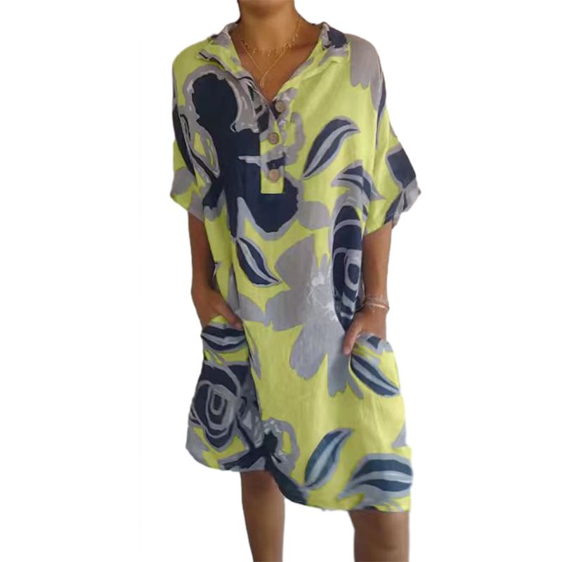 Lässiges, elegantes Printkleid für Damen