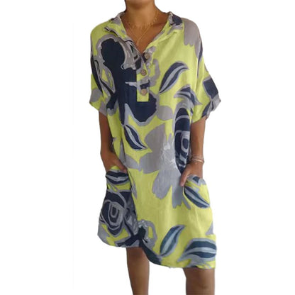 Lässiges, elegantes Printkleid für Damen