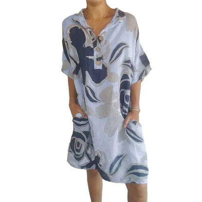 Lässiges, elegantes Printkleid für Damen