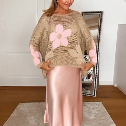Damen Sommerpullover mit Hohlsaum