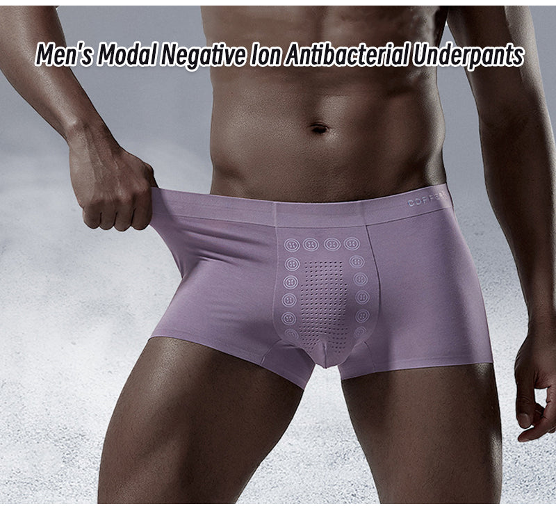 Antibakterielle Modal-Negativionen-Unterhose für Herren