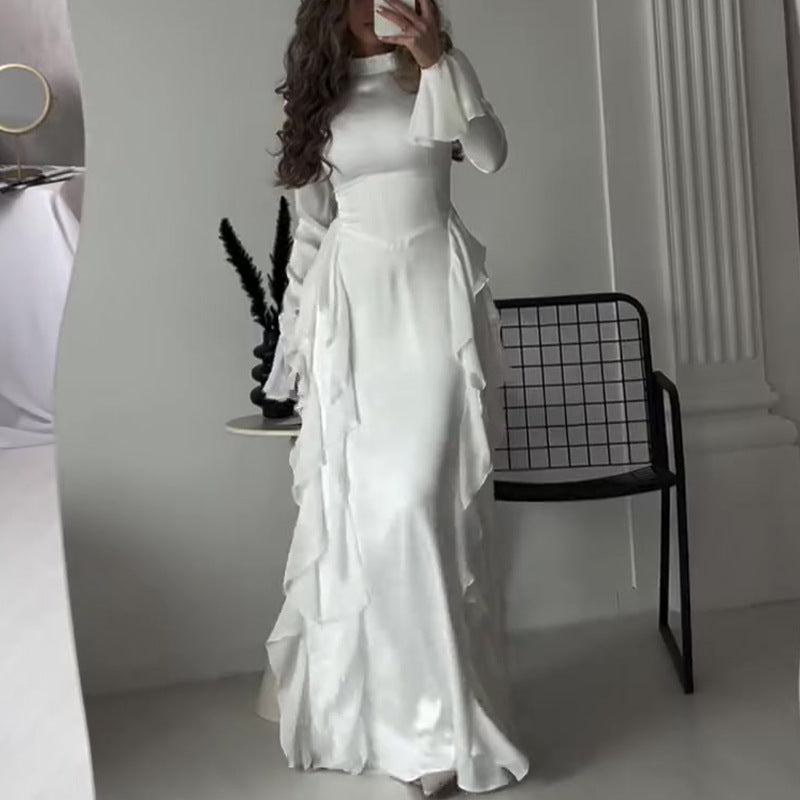 💃67%Rabatte🔥 Schickes, fließendes, glänzendes Kleid für Damen