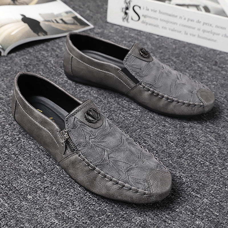 Modische weiche bedruckte Lederschuhe für Herren