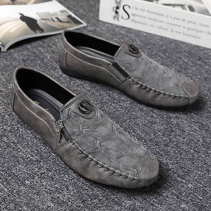 Modische weiche bedruckte Lederschuhe für Herren