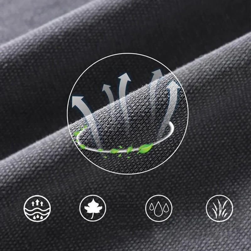 Atmungsaktive und vielseitige Freizeithose aus Tencel für Herren mit weitem Bein