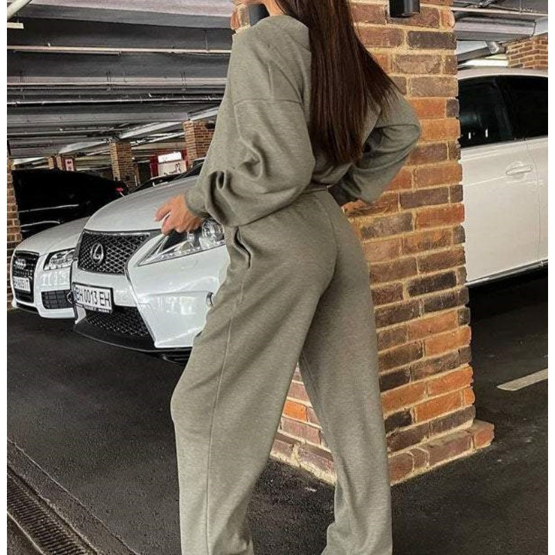 50%Rabatt💥 Herbstlicher neuer Stil Zweiteiliges Set aus gestrickter Jacke mit Knöpfen und Hose für Damen