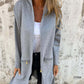 🍂Saisonale Förderung super niedrigen Preis🍂Lässige, modische Langarm-Sweatshirtjacke mit Reißverschluss und Kapuze