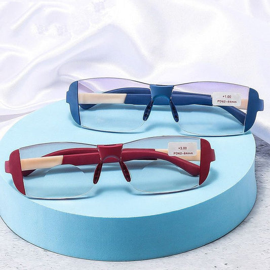 Anti-blaue Anti-Ermüdungs-Fern- und Nah-Lesebrille mit doppeltem Verwendungszweck