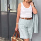 💐 Frühling 2025 Sale - 49% Rabatt!  🔥 Zweiteiliges Set mit dreidimensionalem Blumentop, Blazer und Shorts