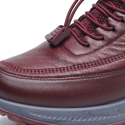 Dicke Damen Freizeitschuhe für Herbst und Winter mit weichen rutschfesten Sohlen