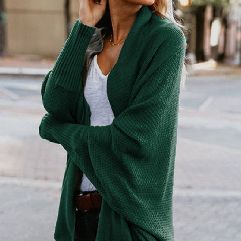 Langärmelige Strickjacke