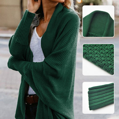 Langärmelige Strickjacke