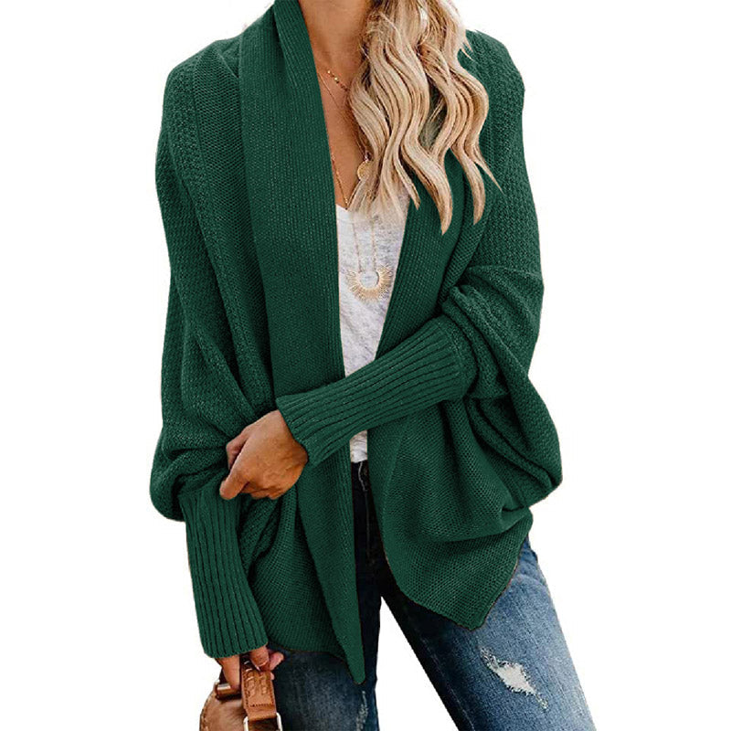 Langärmelige Strickjacke