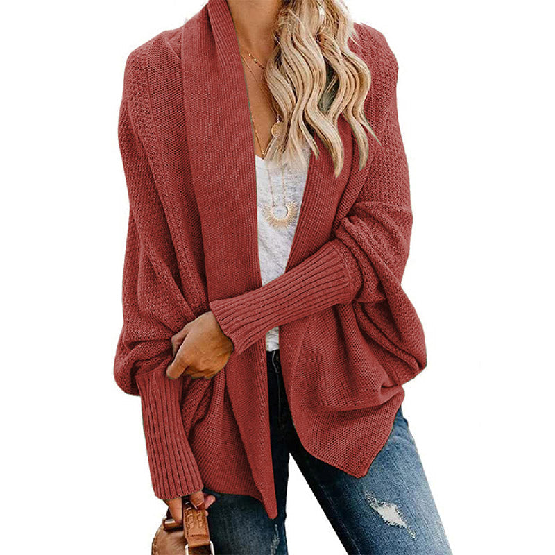 Langärmelige Strickjacke