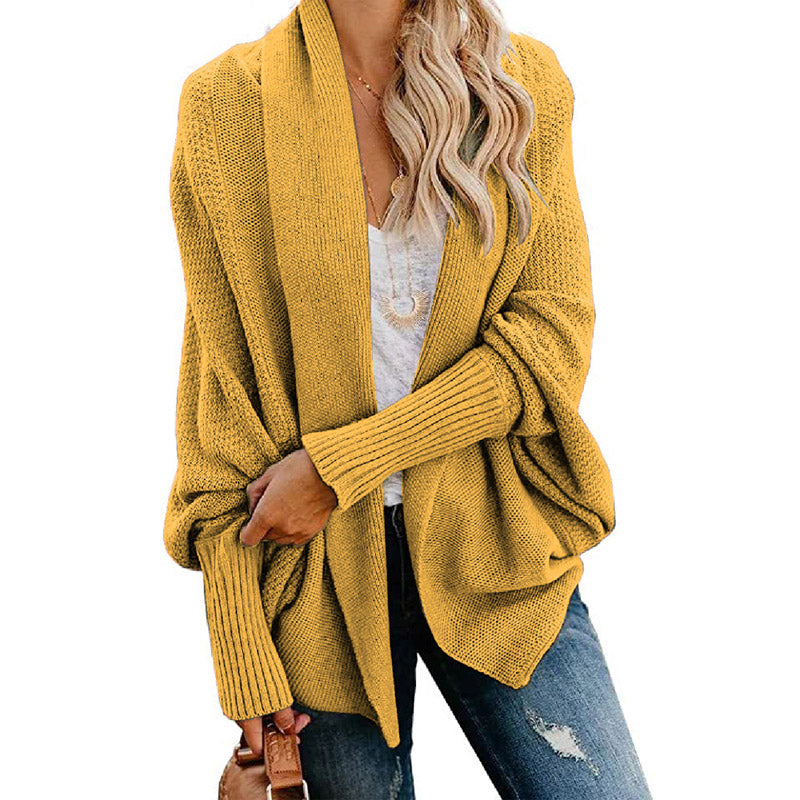 Langärmelige Strickjacke