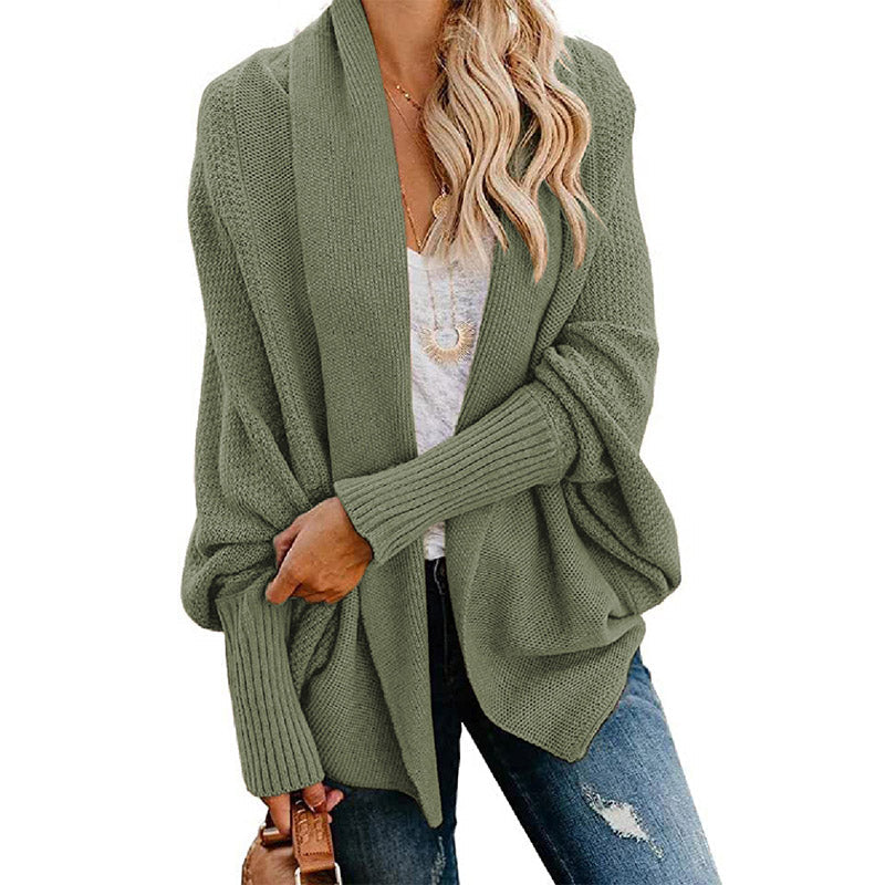 Langärmelige Strickjacke