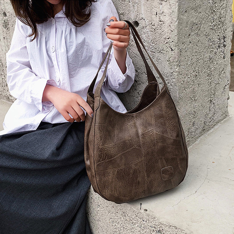 🌸Herbstschlussverkauf🌸Zeitlich begrenzt 52% RABATT💕Damen-Umhängetasche aus weichem Leder im Retro-Stil mit großem Fassungsvermögen