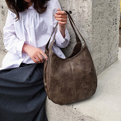 🌸Herbstschlussverkauf🌸Zeitlich begrenzt 52% RABATT💕Damen-Umhängetasche aus weichem Leder im Retro-Stil mit großem Fassungsvermögen