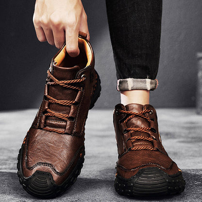 Handgenähte, leichte, rutschfeste Schuhe für Herren