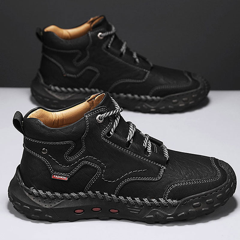 Handgenähte, leichte, rutschfeste Schuhe für Herren