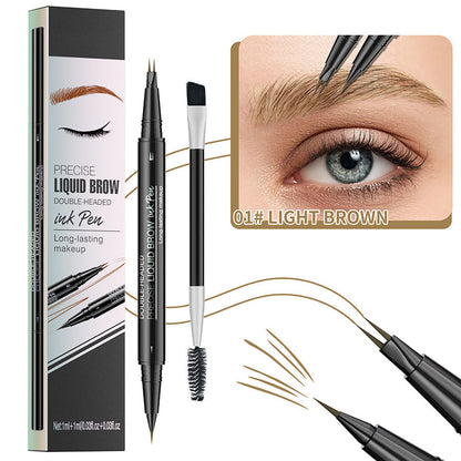 🔥2-in-1-Microblading-Augenbrauenstift mit zwei Enden