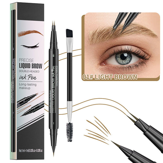 🔥2-in-1-Microblading-Augenbrauenstift mit zwei Enden