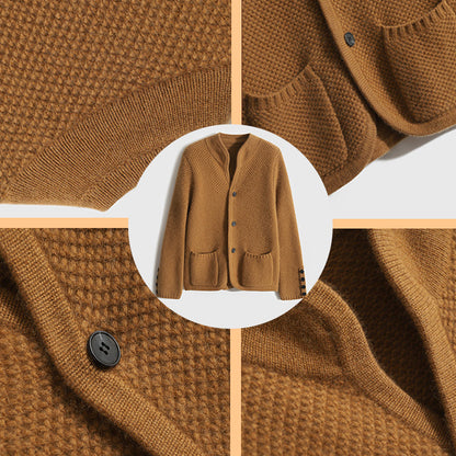 [Das beste Geschenk für sie]Damen Strickjacke mit Knopf