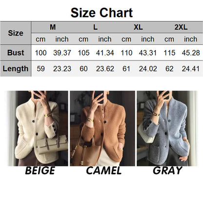 [Das beste Geschenk für sie]Damen Strickjacke mit Knopf