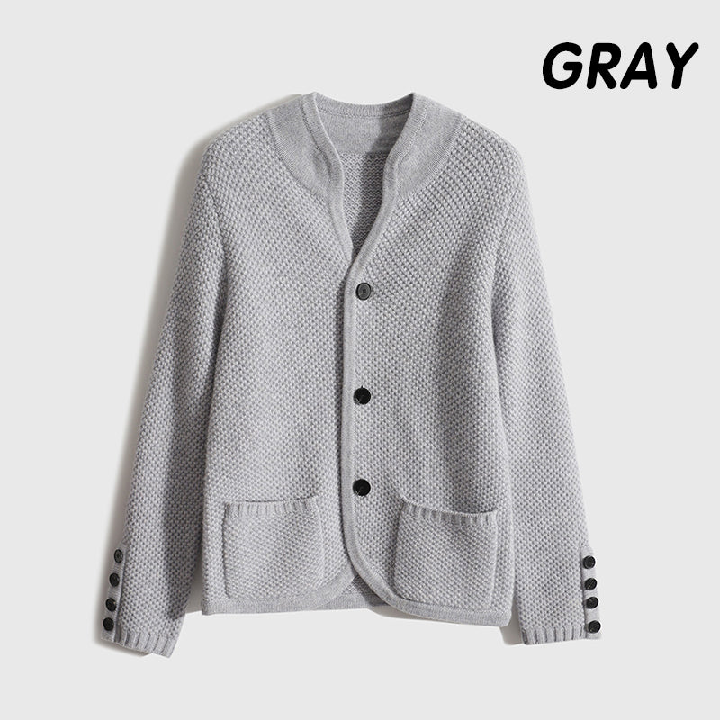 [Das beste Geschenk für sie]Damen Strickjacke mit Knopf