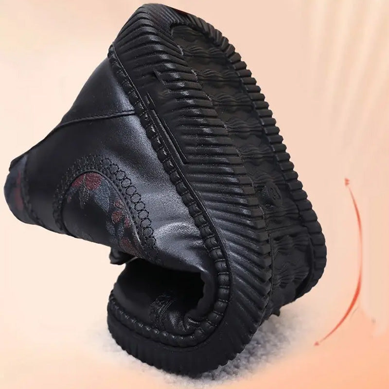 Wärmende und bequeme Damenstiefel mit Reißverschluss