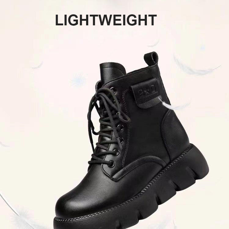 Lässige stilvolle wasserfeste Winterstiefel mit Baumwoll-Plüschfutter für Damen