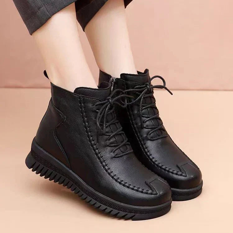 Warme Vintage-Stiefel für Damen