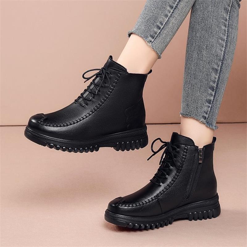 Warme Vintage-Stiefel für Damen