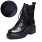 Damen Winterstiefel mit dickem Absatz und warmem Fellfutter