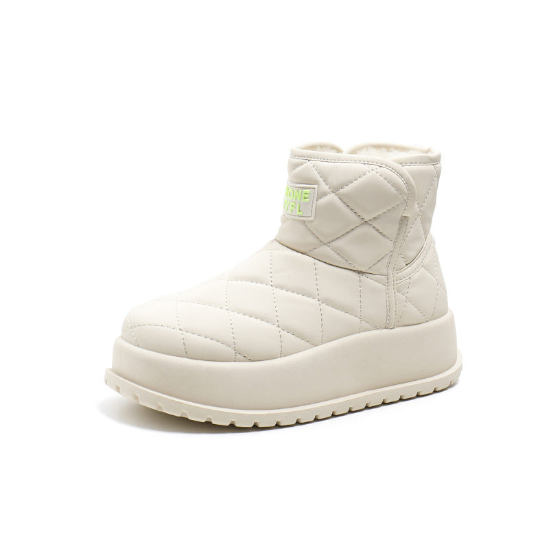 Warme, rutschfeste Damen-Schneestiefel