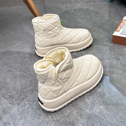 Warme, rutschfeste Damen-Schneestiefel