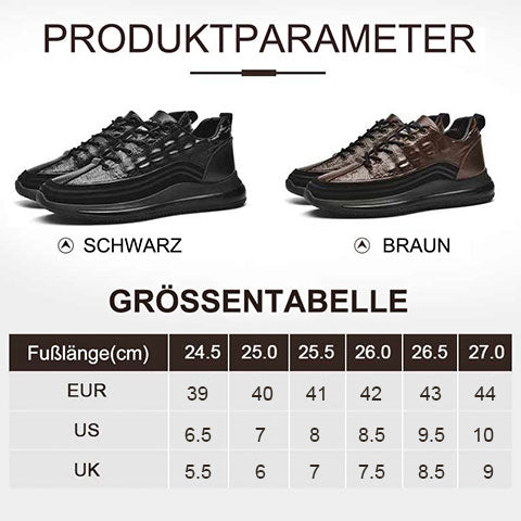 🔥【HEUTE 50 % RABATT】LUXURIÖSE CROCODILE AIR CUSHION HERRENSCHUHE™
