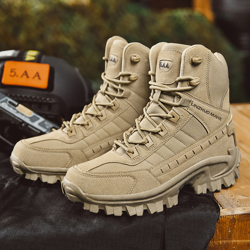 🥾50 % Rabatt – Sonderangebot!🔥Hohe taktische Sportstiefel💧Wasserdicht und rutschfest, verbesserte Haltbarkeit