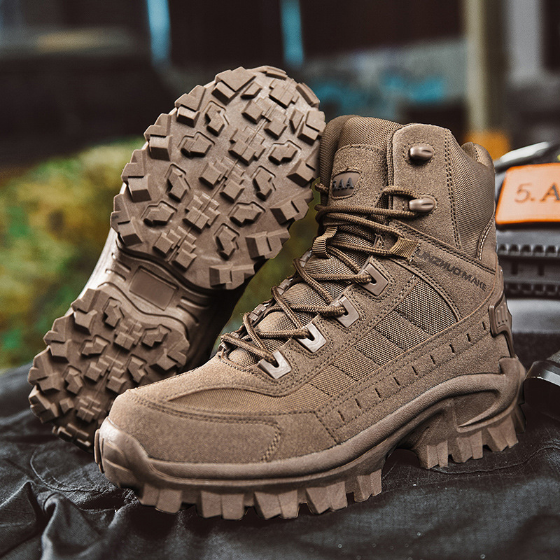 🥾50 % Rabatt – Sonderangebot!🔥Hohe taktische Sportstiefel💧Wasserdicht und rutschfest, verbesserte Haltbarkeit