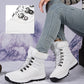 Modische, warme High-Top-Schneestiefel