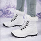 Modische, warme High-Top-Schneestiefel