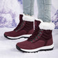 Modische, warme High-Top-Schneestiefel