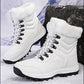 Modische, warme High-Top-Schneestiefel