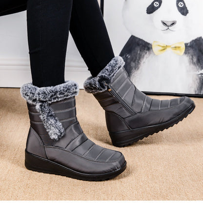 Wasserdichte warme Schneestiefel für Frauen