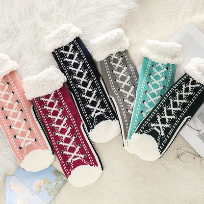 ❄️Zimowe promocje！ Ultradicke warme Socken für Zuhause🥰