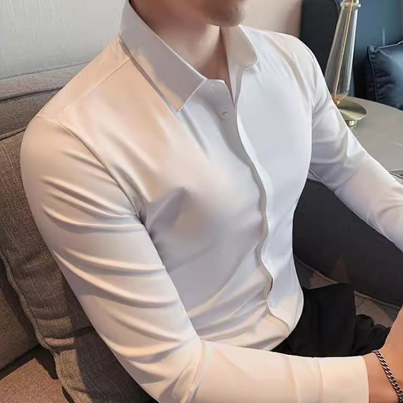 👔Bügelfreies Businesshemd mit hohem Stretchanteil für Herren✨