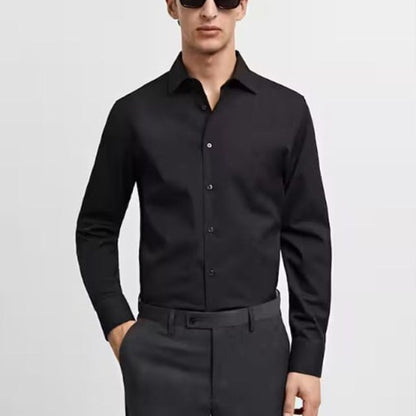 👔Bügelfreies Businesshemd mit hohem Stretchanteil für Herren✨