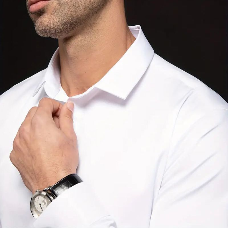 👔Bügelfreies Businesshemd mit hohem Stretchanteil für Herren✨