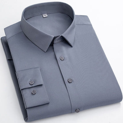 👔Bügelfreies Businesshemd mit hohem Stretchanteil für Herren✨
